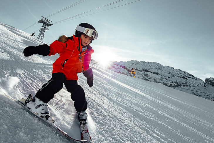 Sia sulle piste che nel villaggio, Engelberg è completamente a misura di famiglia e quindi è la destinazione invernale ideale per le famiglie con bambini